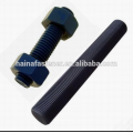 DIN939 matric low carbon steel Thread rod black